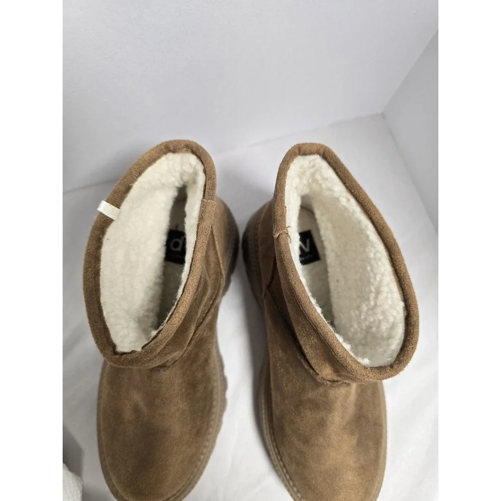 New Dolce Vita Kandy‎ Girls Youth Boots Size 2  Faux Fur